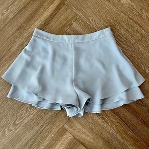 Zara Baby Blue Flutter Shorts